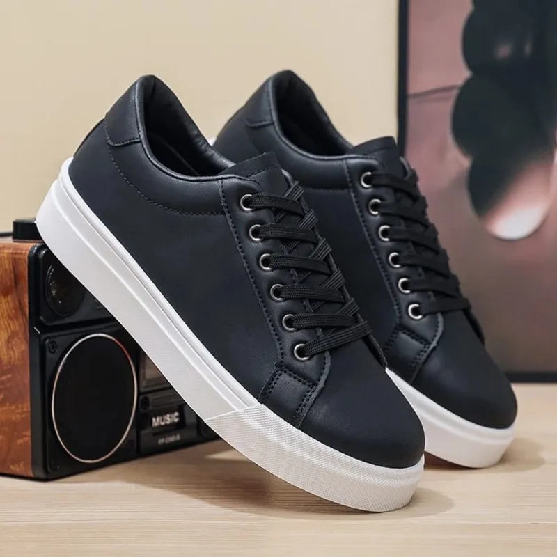 New Hot Selling Fashionable Men's Board Shoes Trendy White Shoes Student Sports Leisure Shoes Versatile Men's Shoes — image 9
