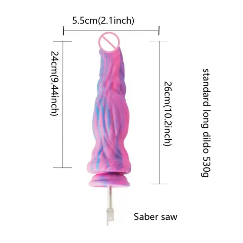 Sabre sticksåg fram- och återgående såg Stor silikondildos fram- och återgående såg 3XLR VAC-U-LOCK Adapter Tillbehör Sexmaskin