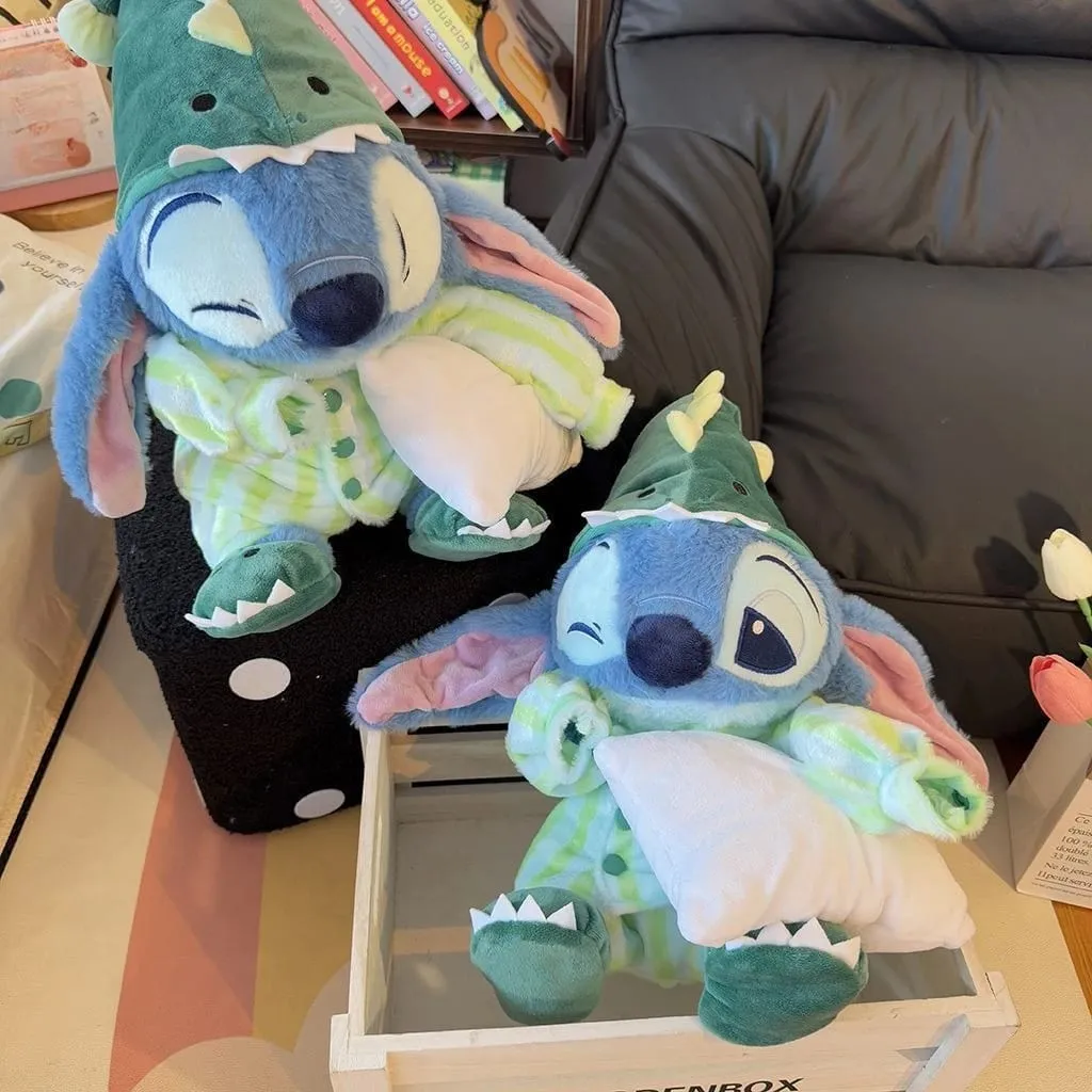 stitch boneca de pelúcia dos desenhos animados, sofá do quarto lance travesseiro presente de aniversário brinquedo de pelúcia decoração de casa decoração de festa