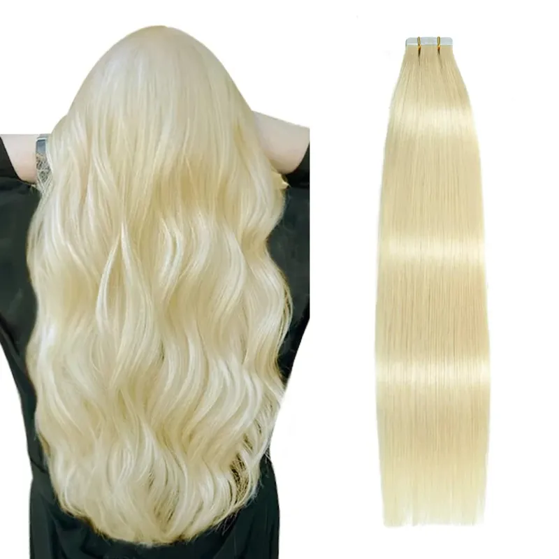 Invisible Tape in Hair Extensions 100% Remy Human Hair Dark Brown Hair Extensions for Women Adding Length And Volume — image 16