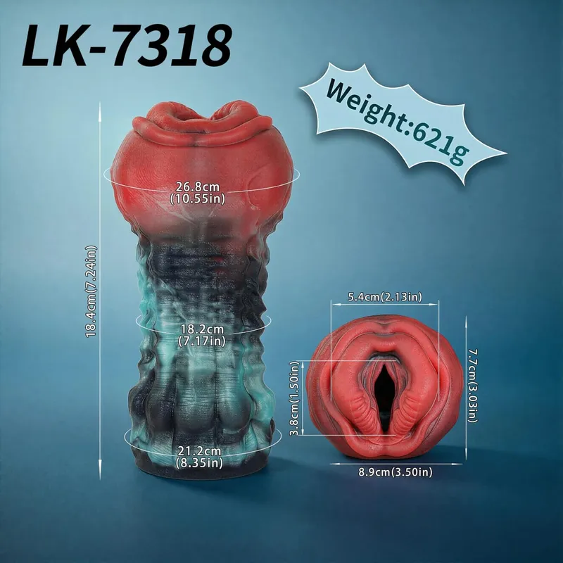 Macaron Color Pony Horse Silicone Male Masturbator 3D Realistic Vagina Two Channel Design Penis Pleasure Sex toys for Men — image 8