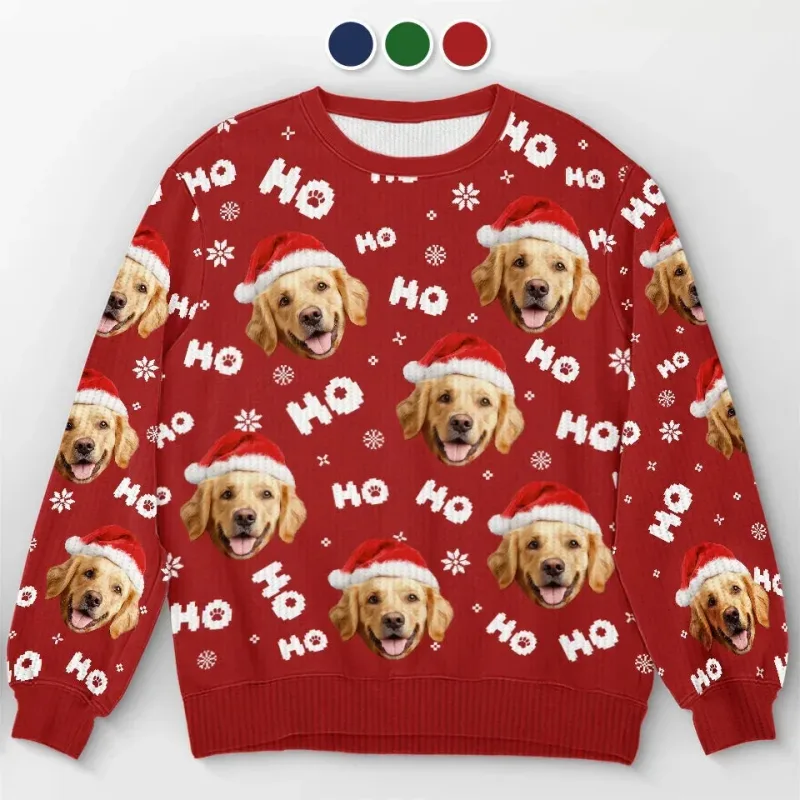 Personalizado sua foto 3d impressão feia camisola de natal diy rosto família pullovers imagem engraçada moletom personalizado presente de natal unisex — image 10