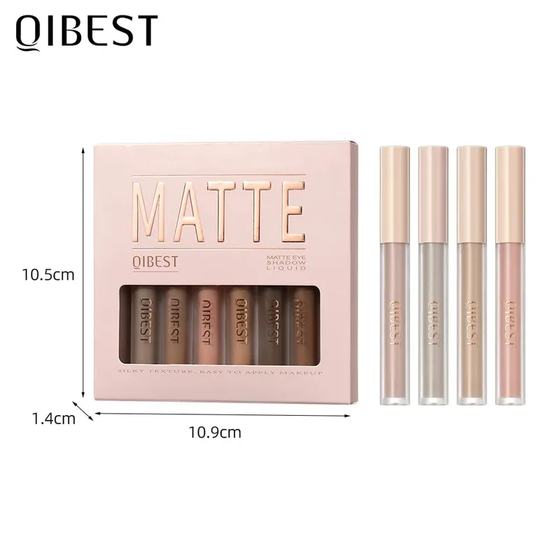 Flüssige Lidschattencreme, glattes Augen-Make-up, langlebig, wasserfest, Lidschattenstift, Rouge, Doppelzweck-Kontur-Kosmetik-Sets — image 6