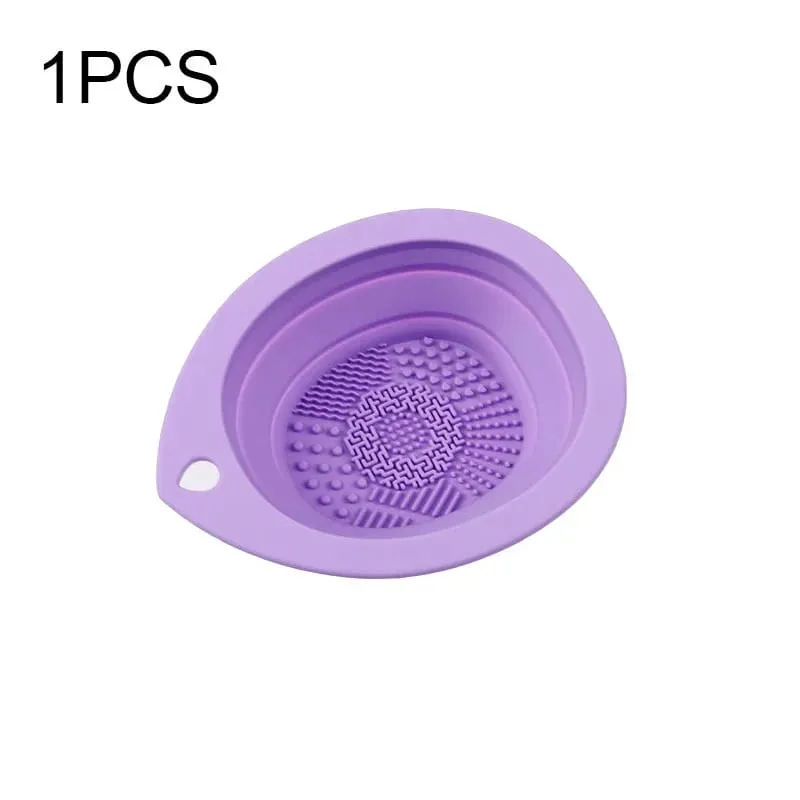 1/2PCS Silicone Makeup Cleaning Mat for Cleaning Makeup Brushes Makeup Brushes Wash Brush Cleaner Tool HZSQJGZ04 — image 7