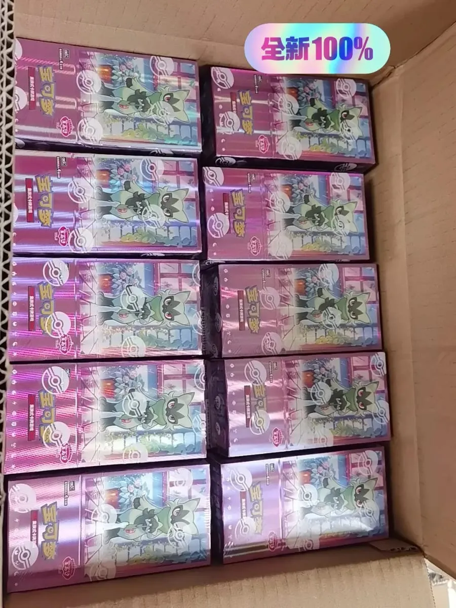 Dalam Stok 100%Kad Pokemon Asli PTCG Pek Permata Vol 5 Cina Ringkas Tcg Vol. 5 Pek Permata Permainan Kad 4 Kotak Hadiah Koleksi — image 3