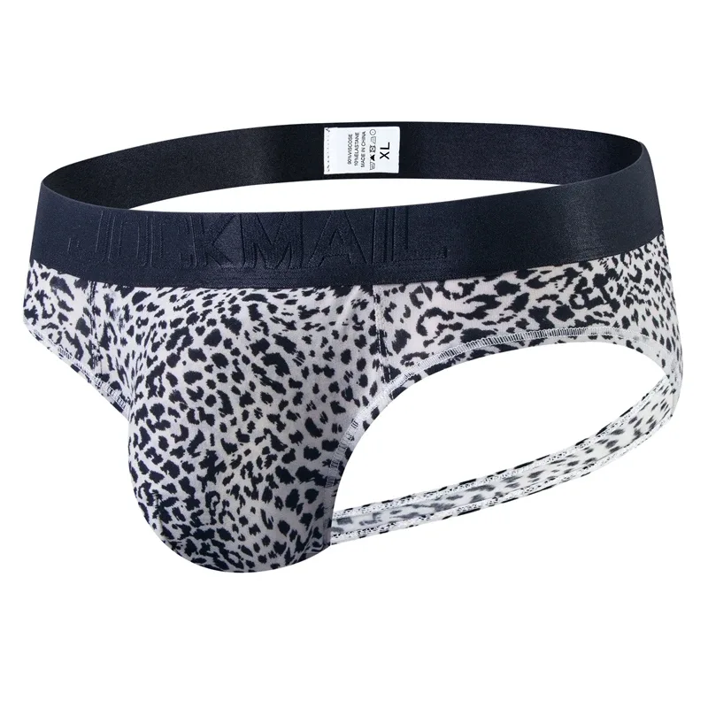 Cuecas jockstrap com estampa de leopardo, cuecas sexy masculinas, roupa íntima, deslizamento, calzoncillos hombre, kinckers, cuecas gays — image 7