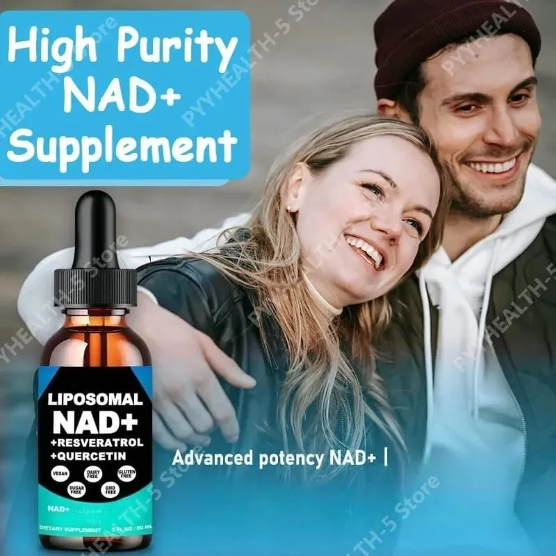 Liposomal NAD+ Supplement with Resveratrol Quercetin and Vitamin B3 – Supports Healthy NAD+ Levels and Cellular Health – 60ml — image 5
