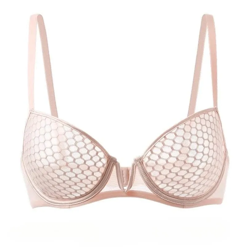 Summer Style Ultra-Thin Minimizer Bra Set Ladies Large Bust Soft Underwire Side Support Anti-Sagging Everyday Lingerie — image 14