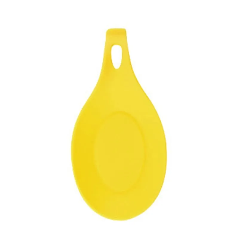 Silicone Spoon Rest Spatula Holder Heat Resistant Utensil Placemat Tray Kitchen Tools