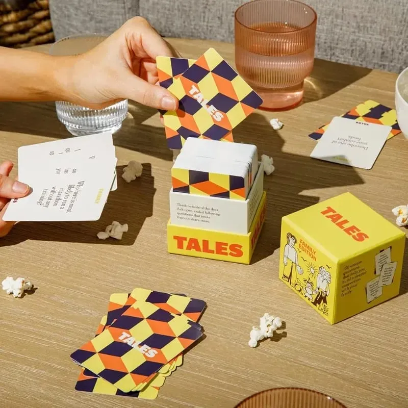 Family Edition Conversation Starter Cards 150Pcs Family Party Board Game Desktop Interactive Card Game for Gathering Gifts — image 4