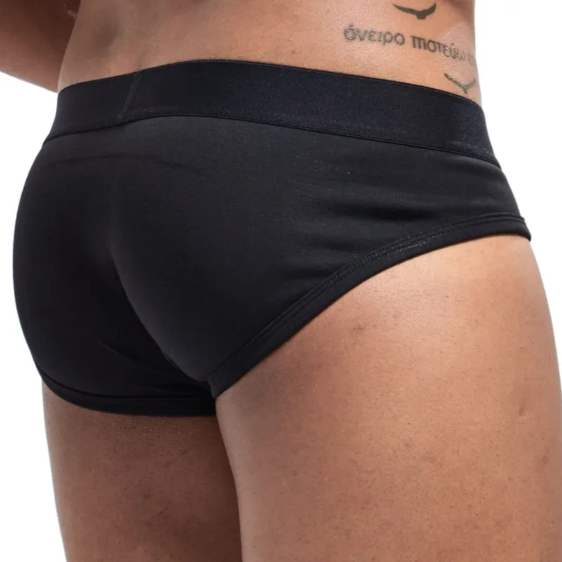 Marca masculina roupa interior respirável sexy briefs deslizamento cuecas de algodão confortável cueca masculino calcinha shorts — image 4