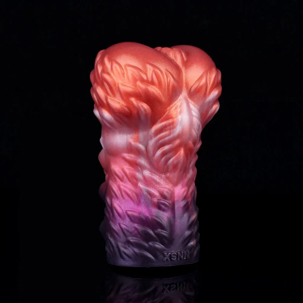 Dual Channel Monster Pussy Masturbator Soft Silicone Male Masturbation Cup Realistic Vagina Penis Training Sex Toys for Man — image 4