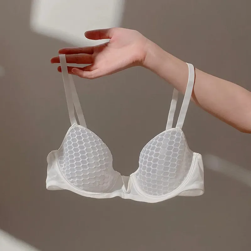 Summer Style Ultra-Thin Minimizer Bra Set Ladies Large Bust Soft Underwire Side Support Anti-Sagging Everyday Lingerie — image 13
