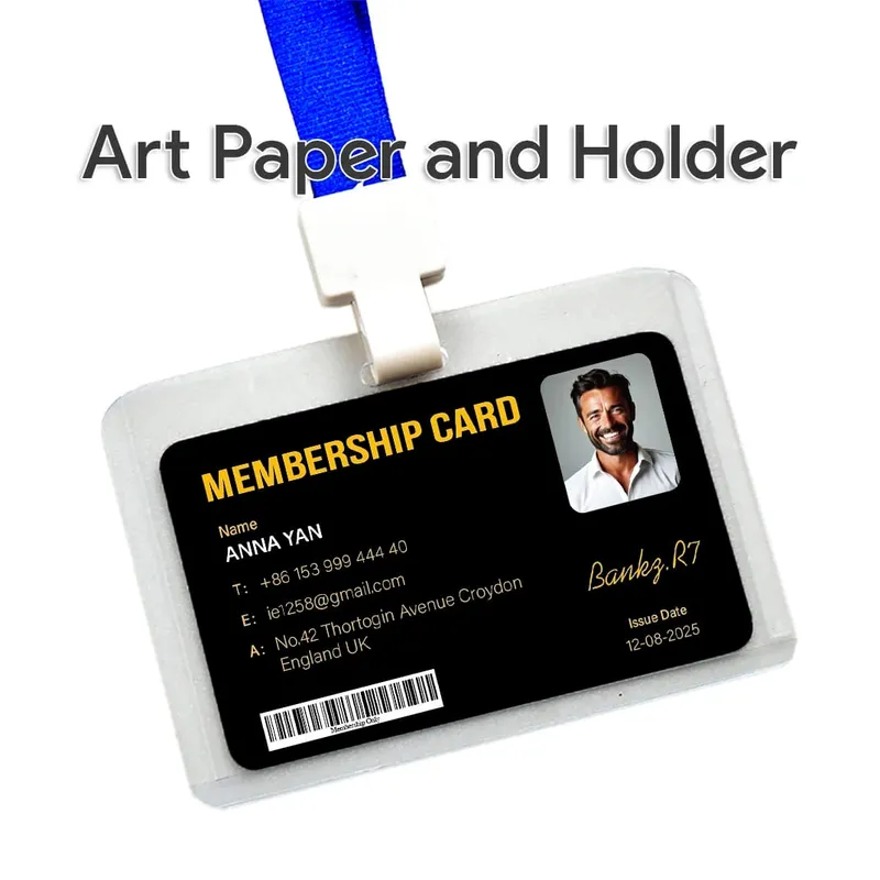 Custom 1 PCS Fan Club Membership Card PVC Plastic VIP Loyalty Card for Influencers Supporters Commemorative Worldwide Shipping