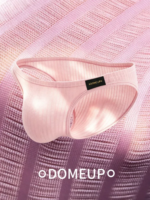 Men's Underwear Ribbed Texture Mens Brief Nylon Elastane Underpants Lightweight Thin Comfortable Male Triangle Underwear M‑XXL — image 2
