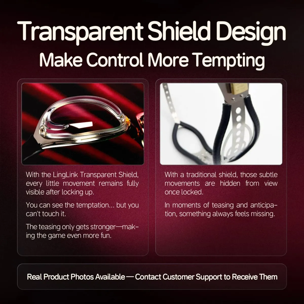 YoKoNex Transparent Female Chastity Belt Magaang Panty Black Emperor Chastity Belt Lock Fetish Adult Sex Toys — image 3