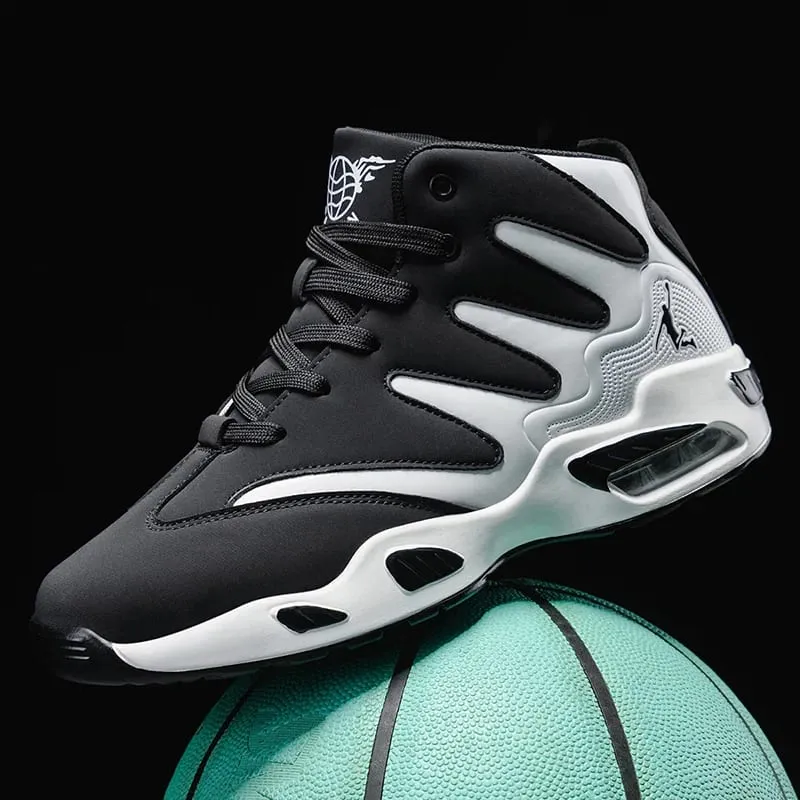 Men's High-Top Basketball Shoes Heavy-Duty and Stable Lace-Up Training Sneakers Unisex Suitable for Running Sports Basketball Walking. Ideal Gift for Men Lightweight Comfortable Lace-Up Closure Men's Basketball Shoes High-Quality Men's Sh — image 6