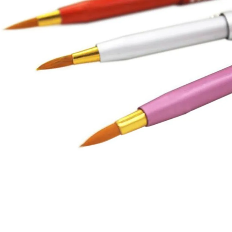 Retractable Portable Makeup Lip Brushes Cosmetic Eyeshadow Brush with Cap Women Makeup Tools