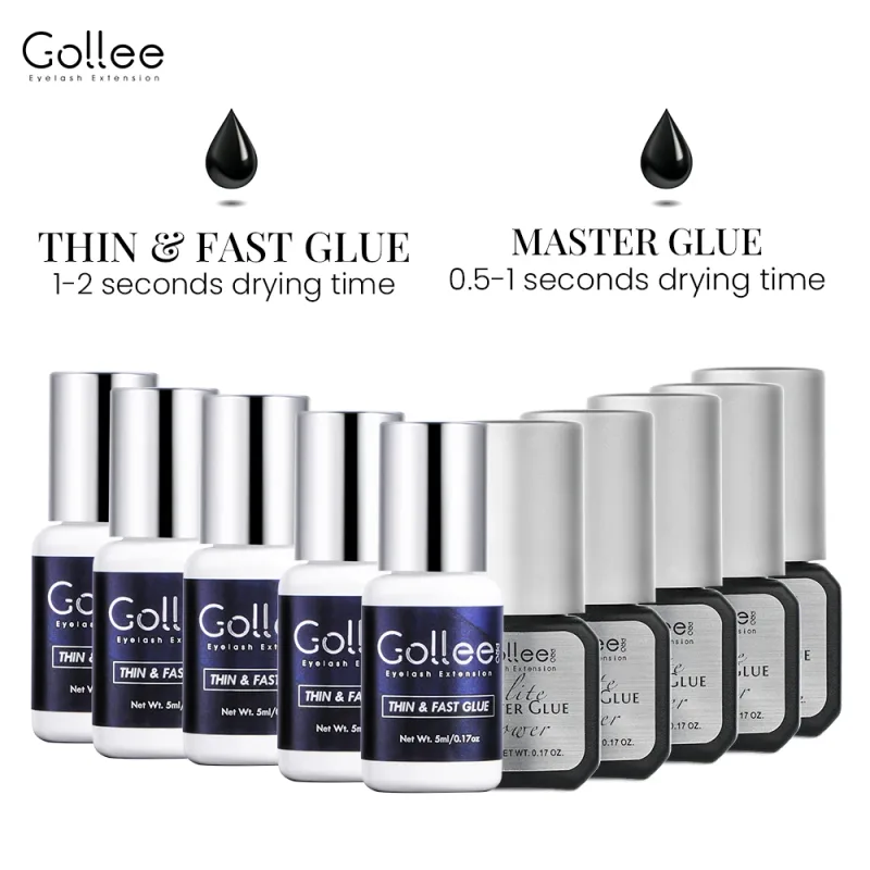 Gollee 0.5-1s Fast Dry Glue for Eyelash Extension Hypoallergenic Lash Extension Glue for Professional Artists Eyelashes Supplies — image 20