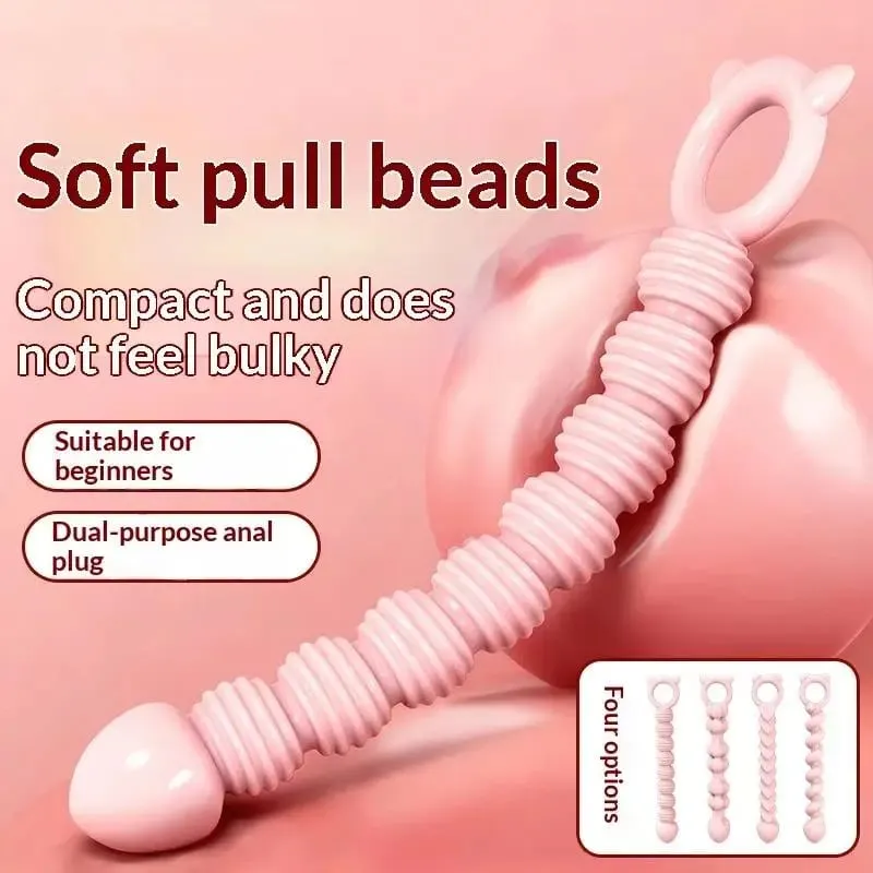 S-grânulos macio anal plug ânus brinquedos grandes bolas de silicone g-ponto estimulante butt plug adulto sexo casal sexy — image 3