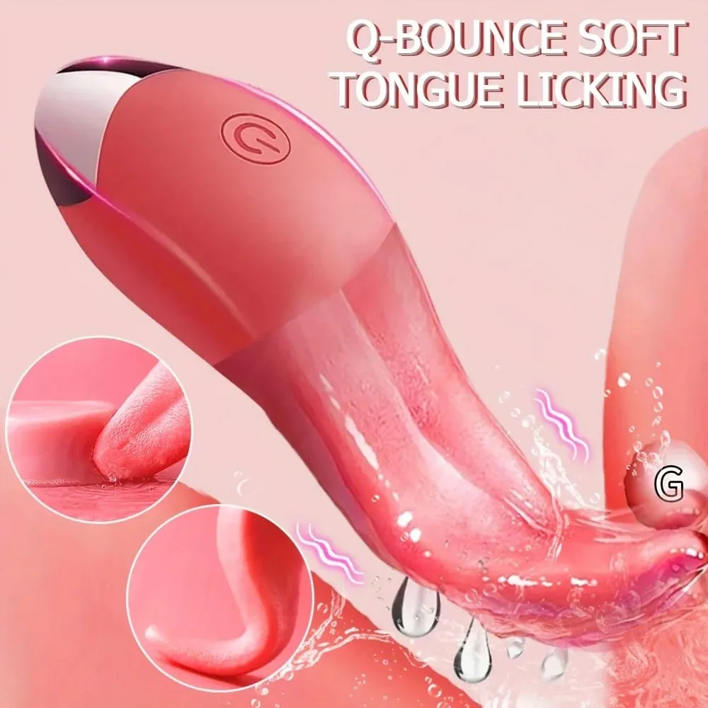 Clitoral Nipple Licking Vibrator Vaginal Anal Orgasm Stimulator na may 10 Vibration Mode Mga Pang-adultong Sex Toys para sa Mag-asawang Pleasure Game — image 3