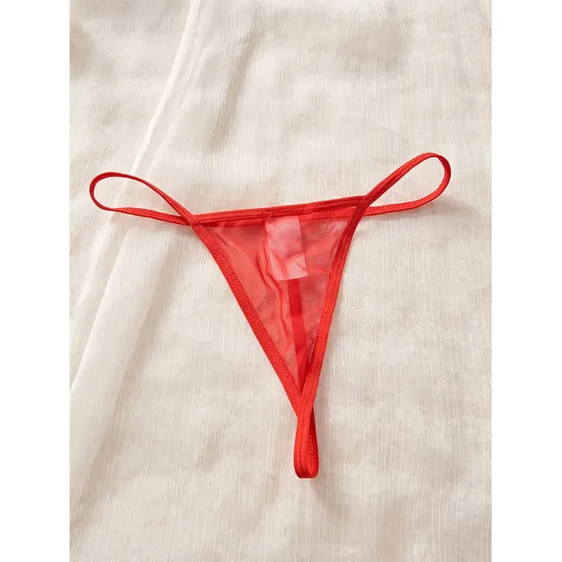 Hot Sexy Lace Splicing Dress Women Lingerie See Through Nightdress Solid Slim Soft V Neck Corset Push Up Bra Underwear Thong Set — image 4