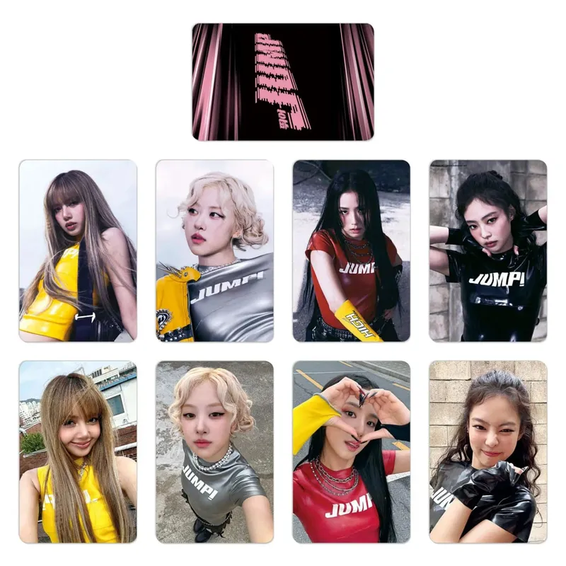 8Pcs/Set pop Idol KATSEY New Album Pinky UP CHAOS HD Printd Personal Lomo Card Photocards Fans Gift — image 8