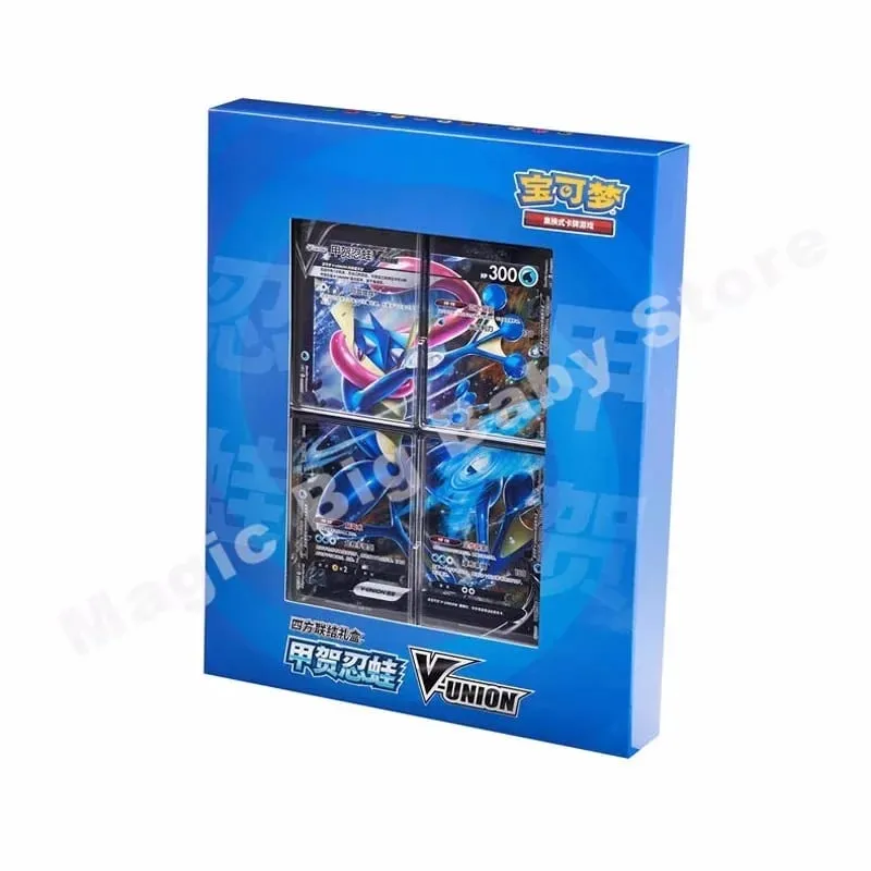 Pokemon Cards Original Trading PTCG Cartoon Quartet Coupling V-UNION Gaveæske Pikachu Big Gather Moru Baker Mew-two PTCG