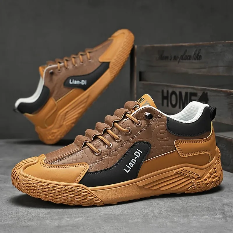 Spring and Autumn Fashion Elastic Band Sneakers for Men Versatile Trendy Casual Shoes Student Running Shoes Soft-Soled Lightweight Men's Shoes — image 4