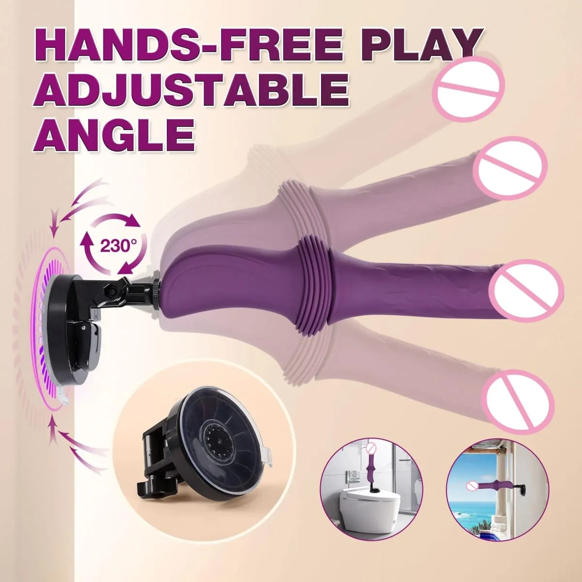 Beichao Sex Machine Thrusting Dildo Vibrator G Spot Vaginal Massager Babae Masturbesyon Suction Cup Heating Sex Toys — image 4