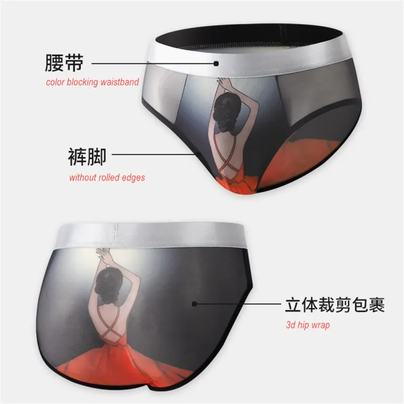 Novelty Cartoon Mesh Briefs Men Underwear NEW 2026 Male U Convex Pouch Underpants Plus Size XL-4XL — image 16