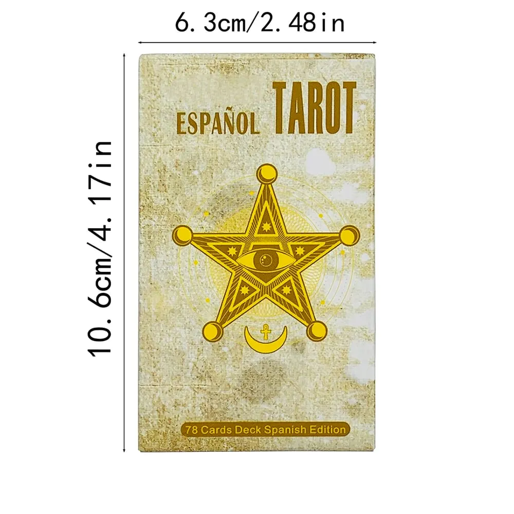 Spanish Tarot Cards 78pcs Tarot Deck Family Leisure and Entertainment Card Games Perfect For Spiritual Guidance & Gift Giving — image 6