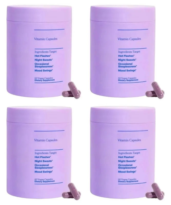 Vitaminas complexas femininas para a menopausa com vitamina D3 B6 ajudam a aliviar suores noturnos, mudanças de humor, suplemento alimentar saudável, 60 peças — image 10