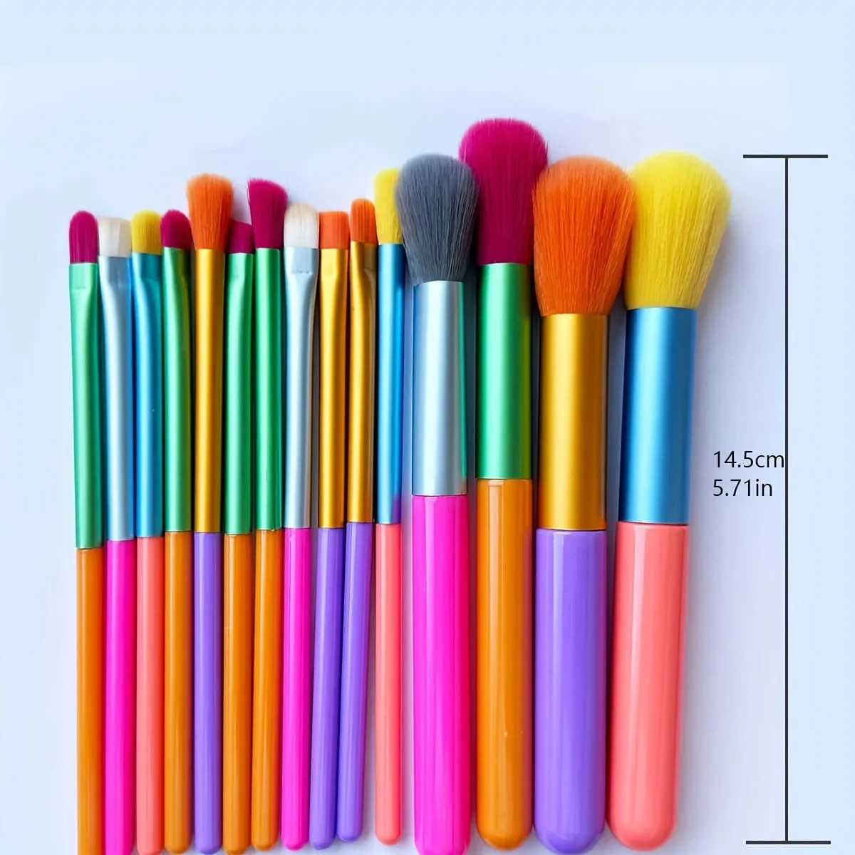 Makeup Brushes 15Pcs Colourful Makeup Brush Set Foundation Contour Blush Concealers Eye Shadow Blending Make Up Brush Kit — image 5