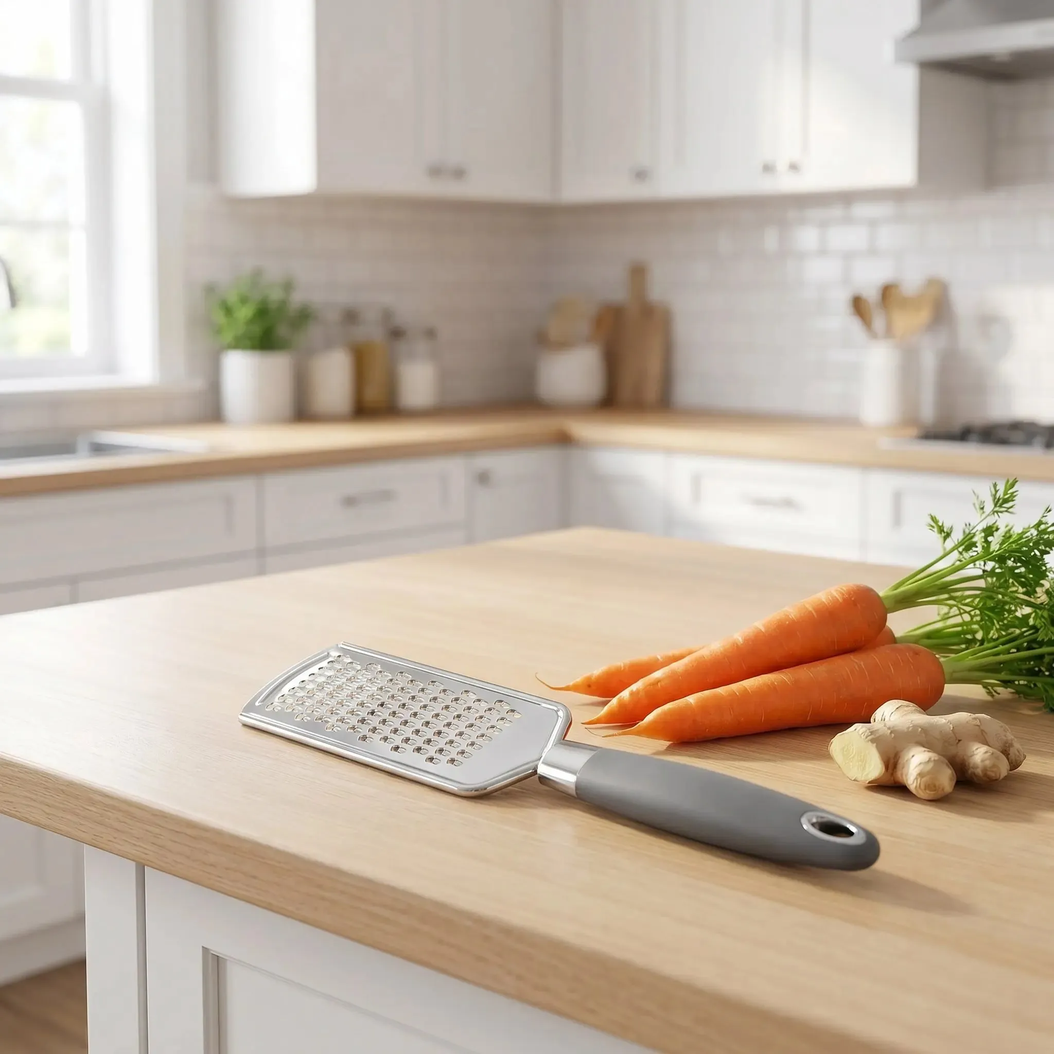 Stainless Steel Flat Grater for Cheese and Vegetables Multi Purpose Handheld Grating for Kitchen Use Household Vegetable Tool
