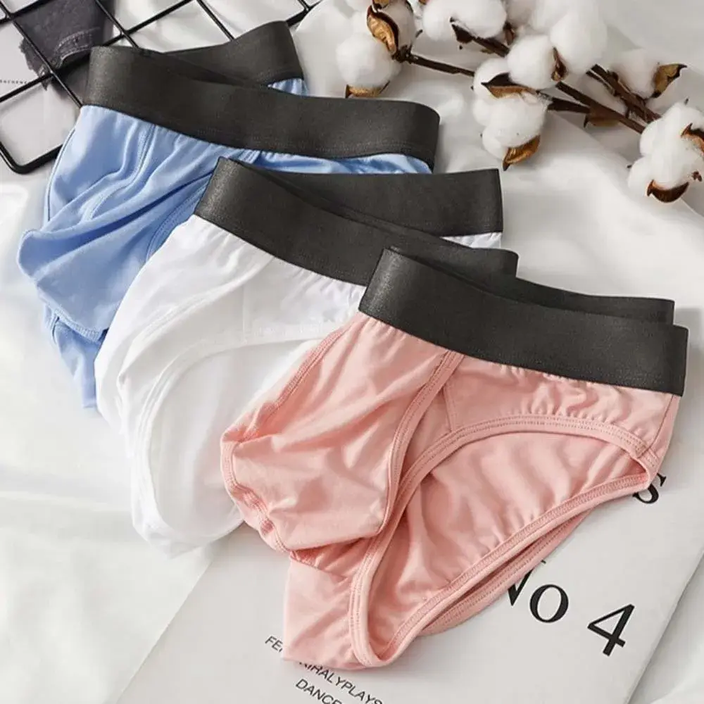 Bamboo Fiber Summer Thin Briefs Men Thin Underpants 2-in-1 Front Opening Men Front Opening Panties Breathable Lingerie — image 9