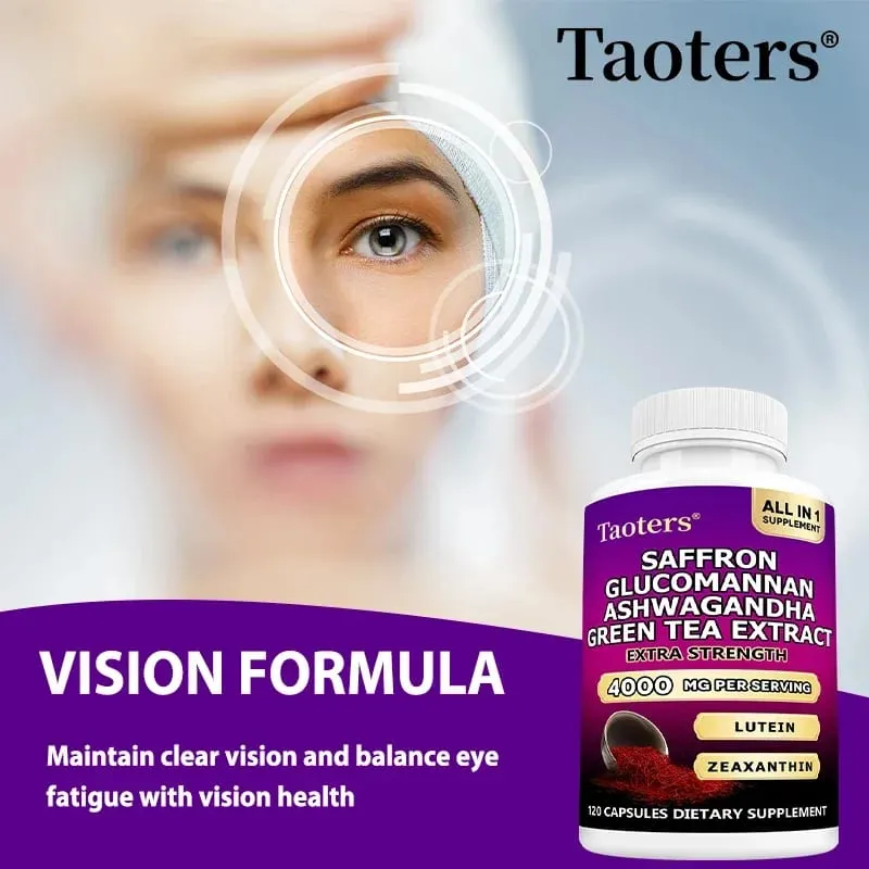 Saffron Supplements with Ashwagandha - Mood Balance Stress Relief & Mental Clarity – Cortisol Support for Women & Men — image 6