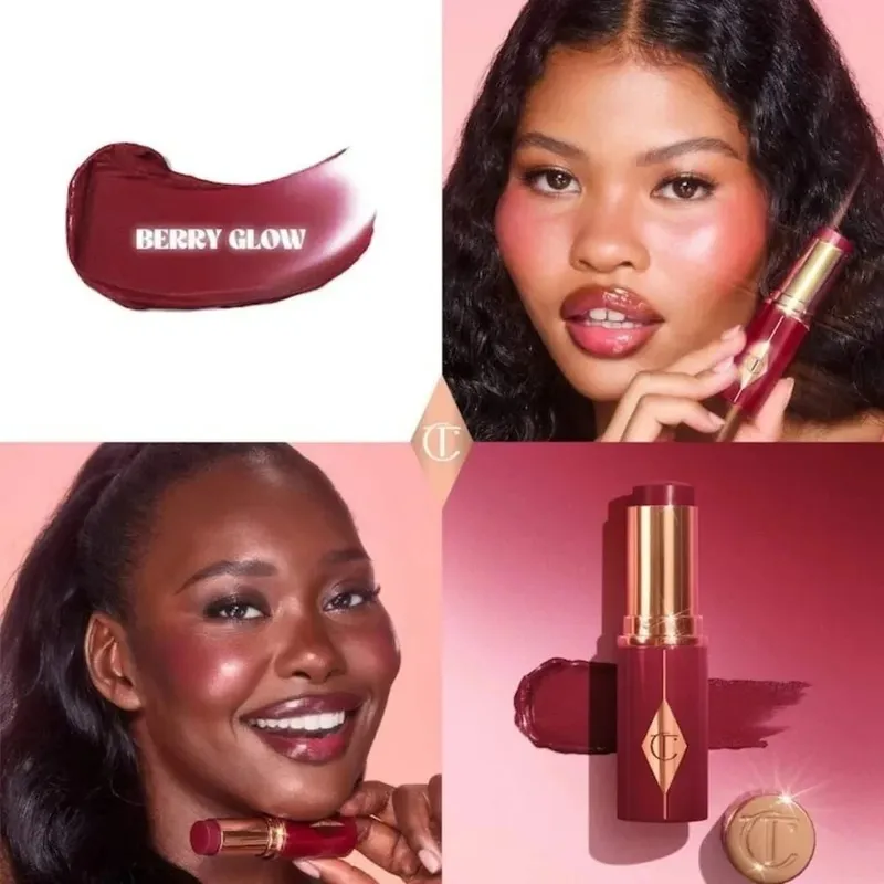 Charlotte Tilbury Setting Powder Compact Lip Gloss Foundation Two-tone Blush Eyeshadow Palette Lightweight Delicate Long-lasting