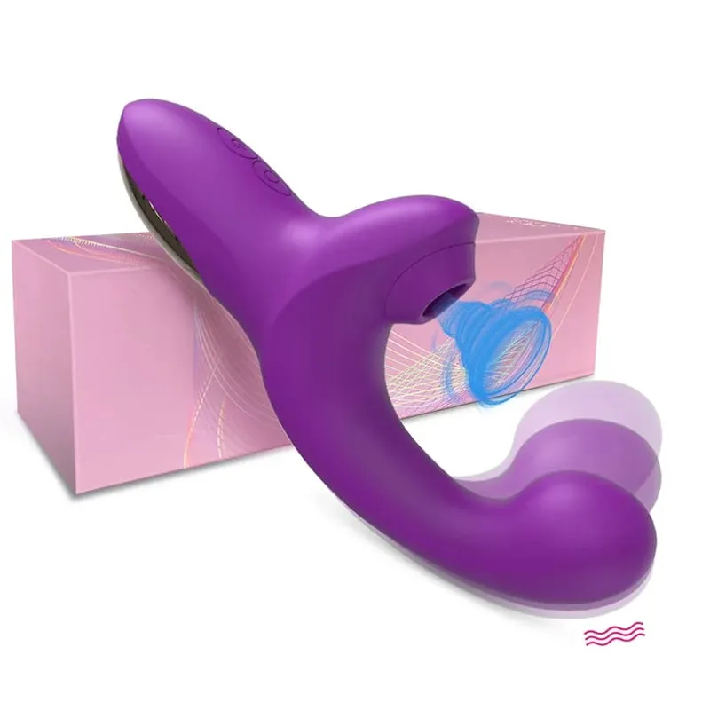 20 Bilis Napakahusay na Dildo Vibrator para sa mga Babae Clit Sucker Vacuum Clitoris Stimulator Mga Pang-adulto Goods Finger Wiggling Adults Sex Toy — image 1