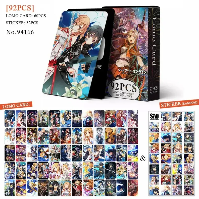 Tarjeta postal de Anime Attack on Titan Lomo, juguete Haikyuu boticario diarios Honkai Star Rail, tarjetas de colección con pegatinas de regalo — image 25