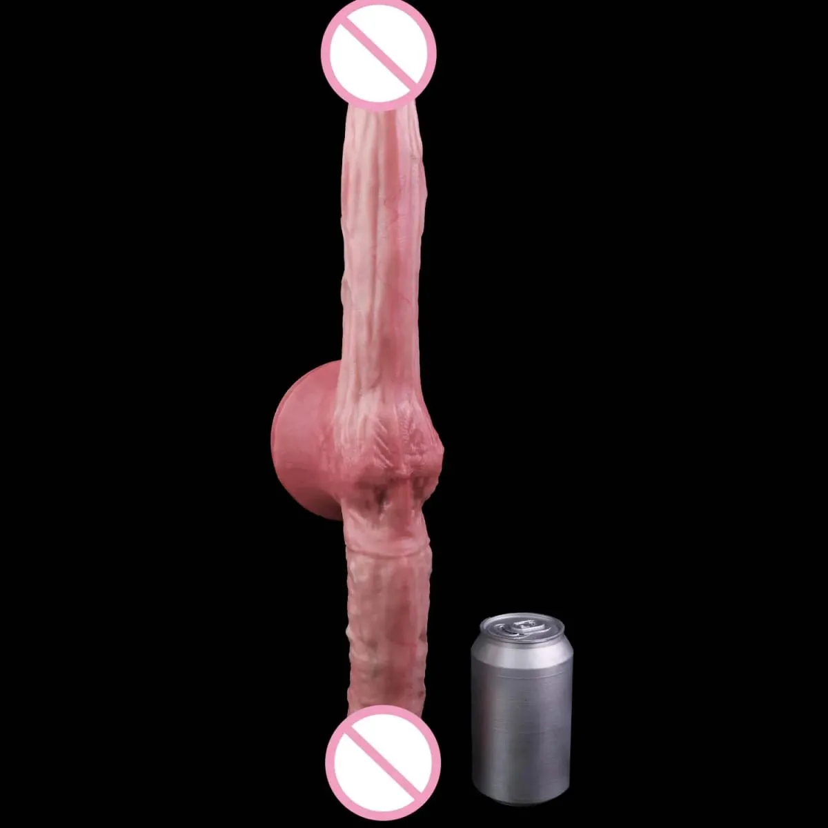 47cm Makatotohanang Mahabang Dildos Double Head Anal Vaginal Stimulator Sex Toy na May Sucker Para sa Lesbian Couples Gay Men Adult Tools — image 6
