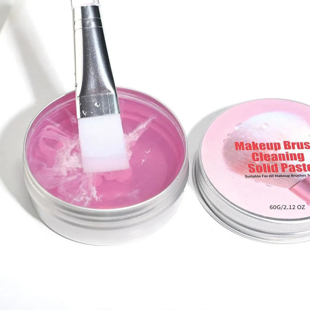 Makeup Brush Cleaner Soap with Silicone Mat Deeply Cleans Waterproof Makeup for Synthetic & Natural Makeup Brushes & Sponges — image 2