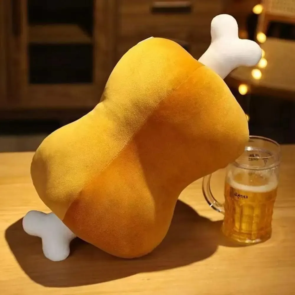 Nyhet 42 cm Simulering Köttbenskudde Tecknad Design Tvättbar kudde Mjuk hypoallergen djurkudde Heminredning — image 2