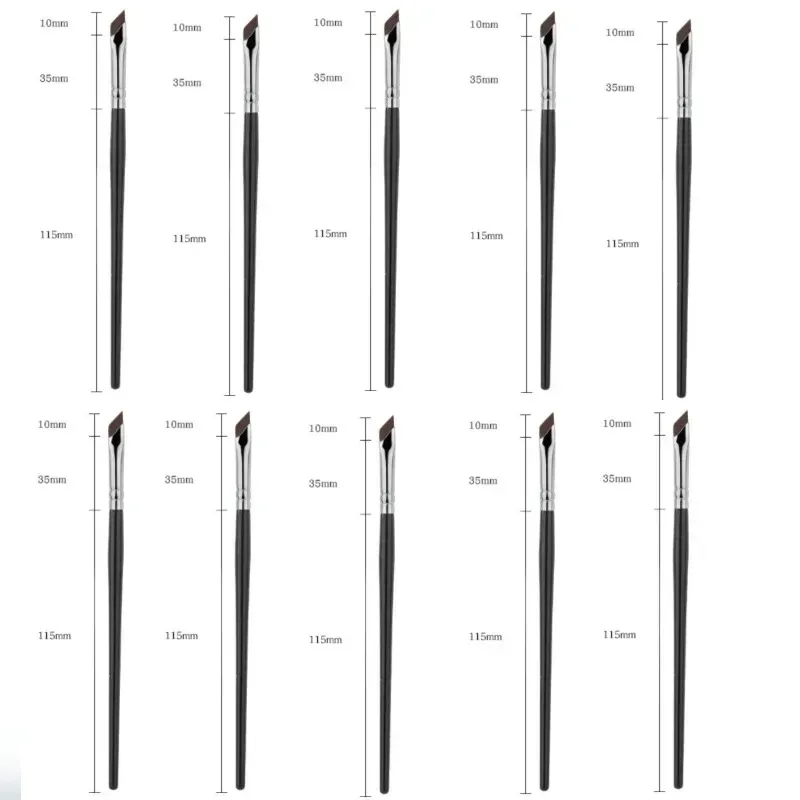 1-16pcs Upgrade Blade Eyeliner Brush Ultra Thin Fine Angle Flat Eyebrow Brush Liner Brow Place Makeup Brush Precise Detail Brush — image 17