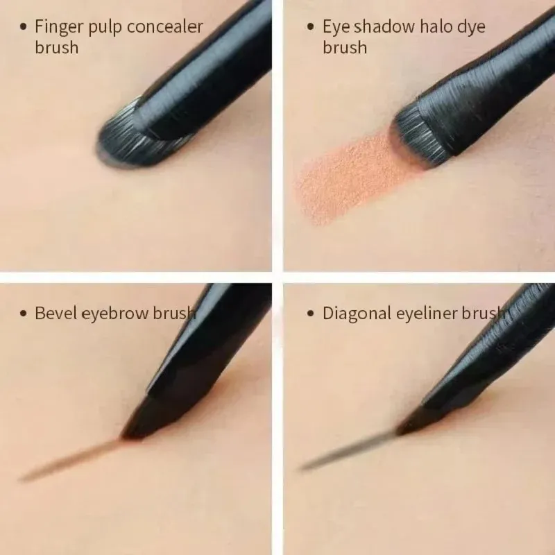 6PC Eyes Makeup Brushes Set Professional Soft Contouring Eyeshadow Eyeliner Eyebrow Brush Women Facial Beauty Cosmetic Tool C511 — image 2
