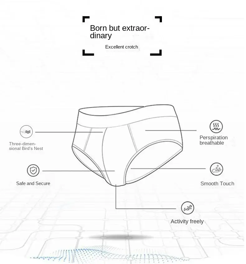 Homens sólidos verão roupa interior de seda gelo boxershorts cuecas respiráveis roupa interior de fibra de carbono de bambu anti-bacteriano oco calcinha — image 8