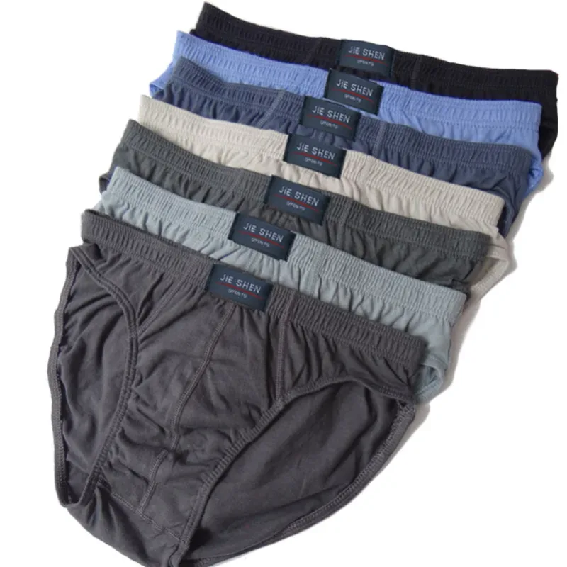Cuecas 100% algodão masculinas, cuecas confortáveis, roupa íntima masculina l/xl/2xl/3xl/4xl 5 tamanhos, frete grátis — image 11
