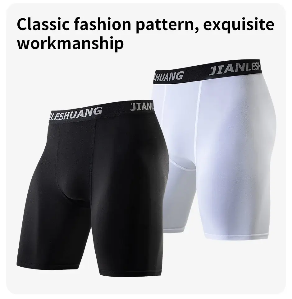 1/2/5 pçs adolescentes para adultos cueca esportiva masculina de vários tamanhos fitness longo boxer shorts treinamento de corrida basquete futebol sh — image 1