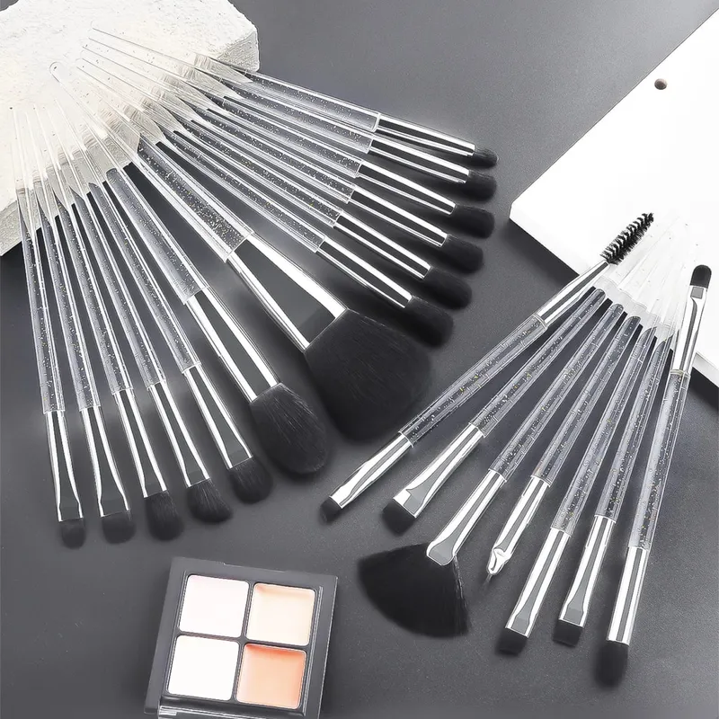 37PCS Makeup Tools Set 20 Brushes + Sponges Puffs Eyelash Curler Cleaning Tool for Full Face — image 13
