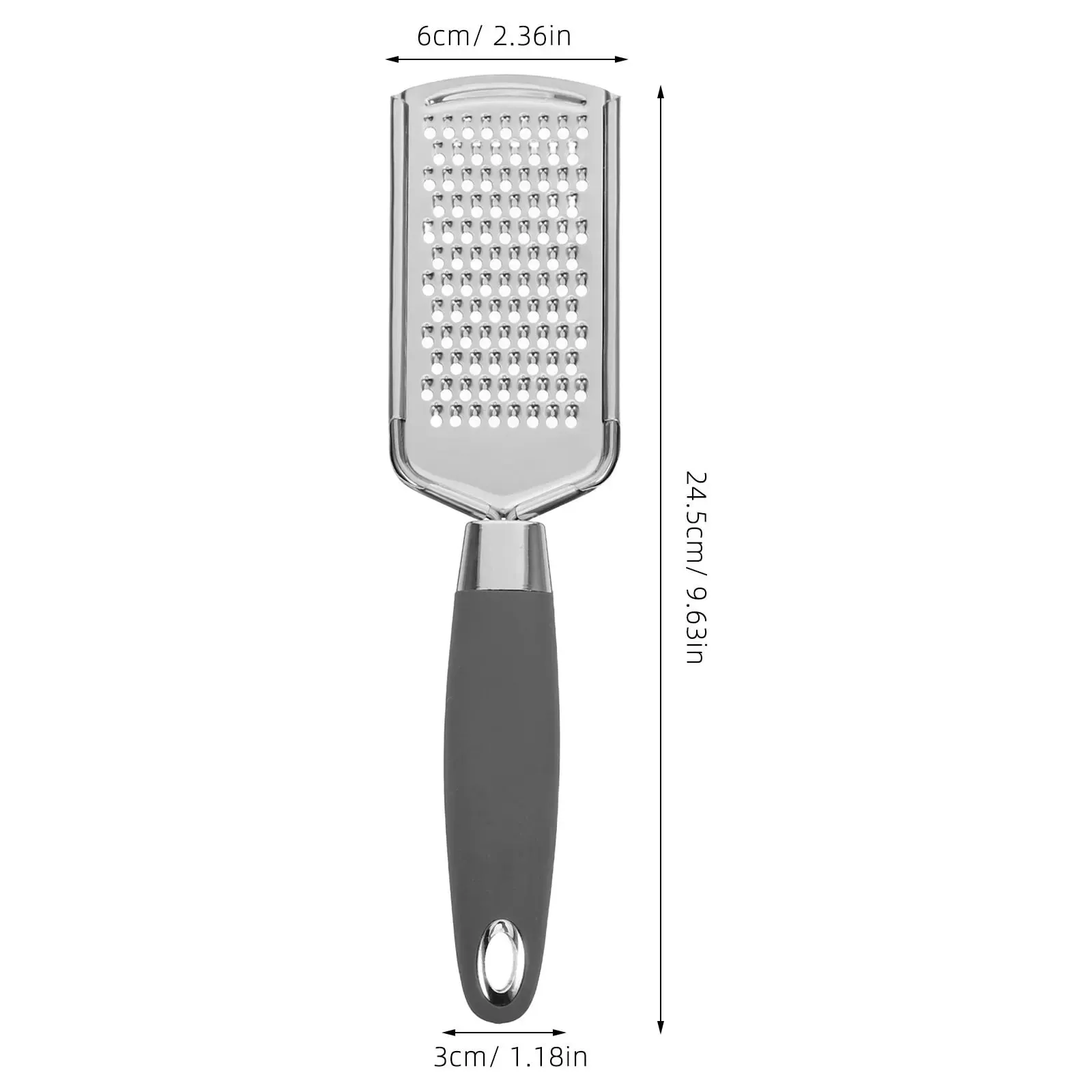 Stainless Steel Flat Grater for Cheese and Vegetables Multi Purpose Handheld Grating for Kitchen Use Household Vegetable Tool